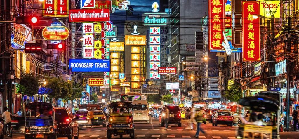 Chinatown in Bangkok is a bustling district that reflects the vibrant culture and history of the Chinese community in Thailand. A popular destination for Thailand travel enthusiasts, Chinatown offers an authentic experience with its narrow streets lined with gold shops, street food vendors, and traditional Chinese temples. Travelers can explore the vibrant markets, taste delicious local cuisine, and immerse themselves in the lively atmosphere, making Chinatown a must-visit on any Thailand travel itinerary, blending rich cultural heritage with modern urban charm.